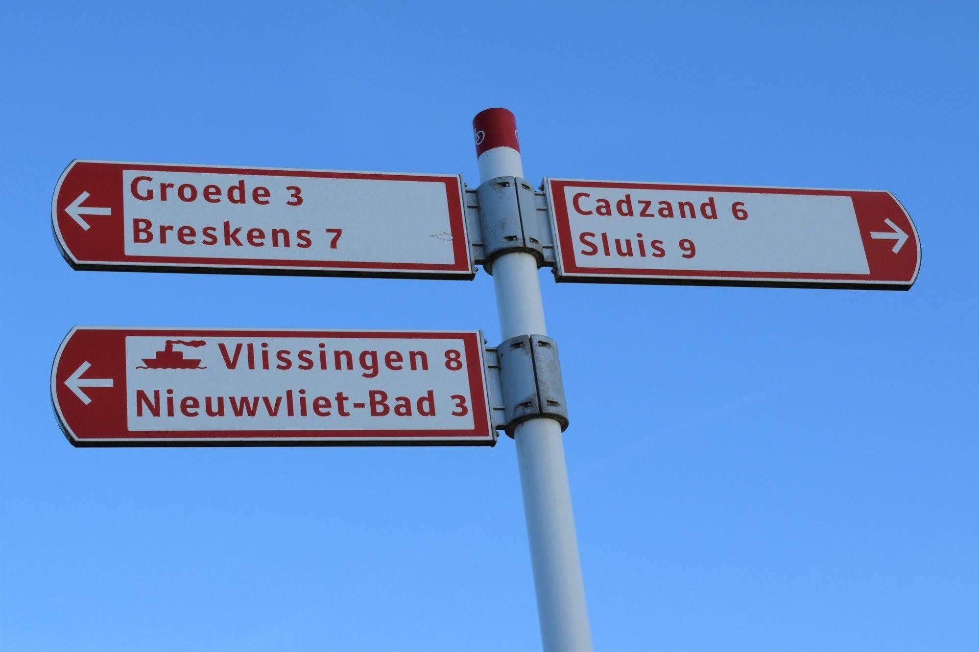Hotel Maurice Nieuwvliet Eksteriør billede